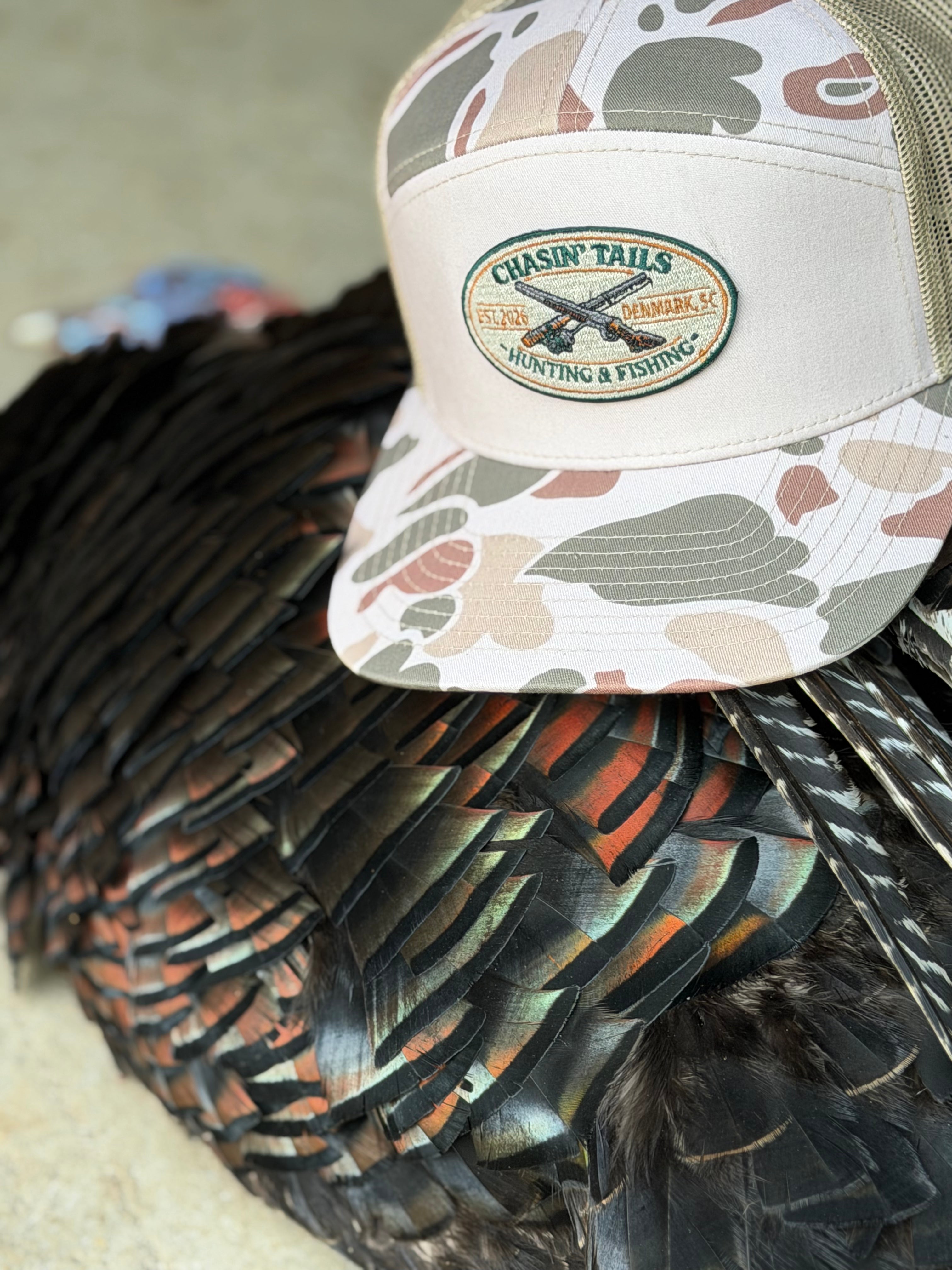 Duck camo patch hat